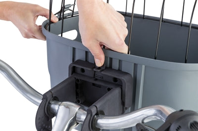 Trixie Stuur-Fietsmand Kunststof Grijs 42X30X39 Cm Tot 5 Kg