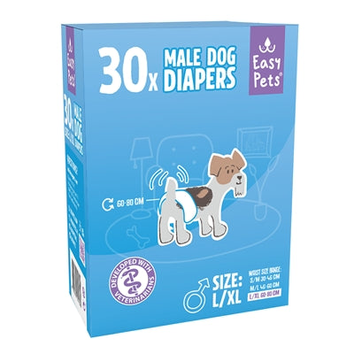 Easypets Hondenluiers Reu M/L 100 St