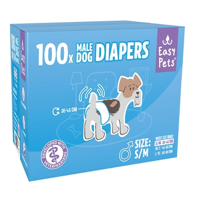 Easypets Hondenluiers Reu M/L 100 St