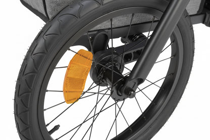 Trixie luxe hondenfietskar - grijs