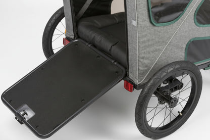 Trixie luxe hondenfietskar - grijs