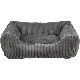 TRIXIE Hondenmand Jonna Vital Ribstof Donkergrijs – 60x50 cm